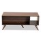 Baxton Studio Naoki Grey and Walnut Finished Wood 1-Drawer Coffee Table 168-10754 - alternate 4
